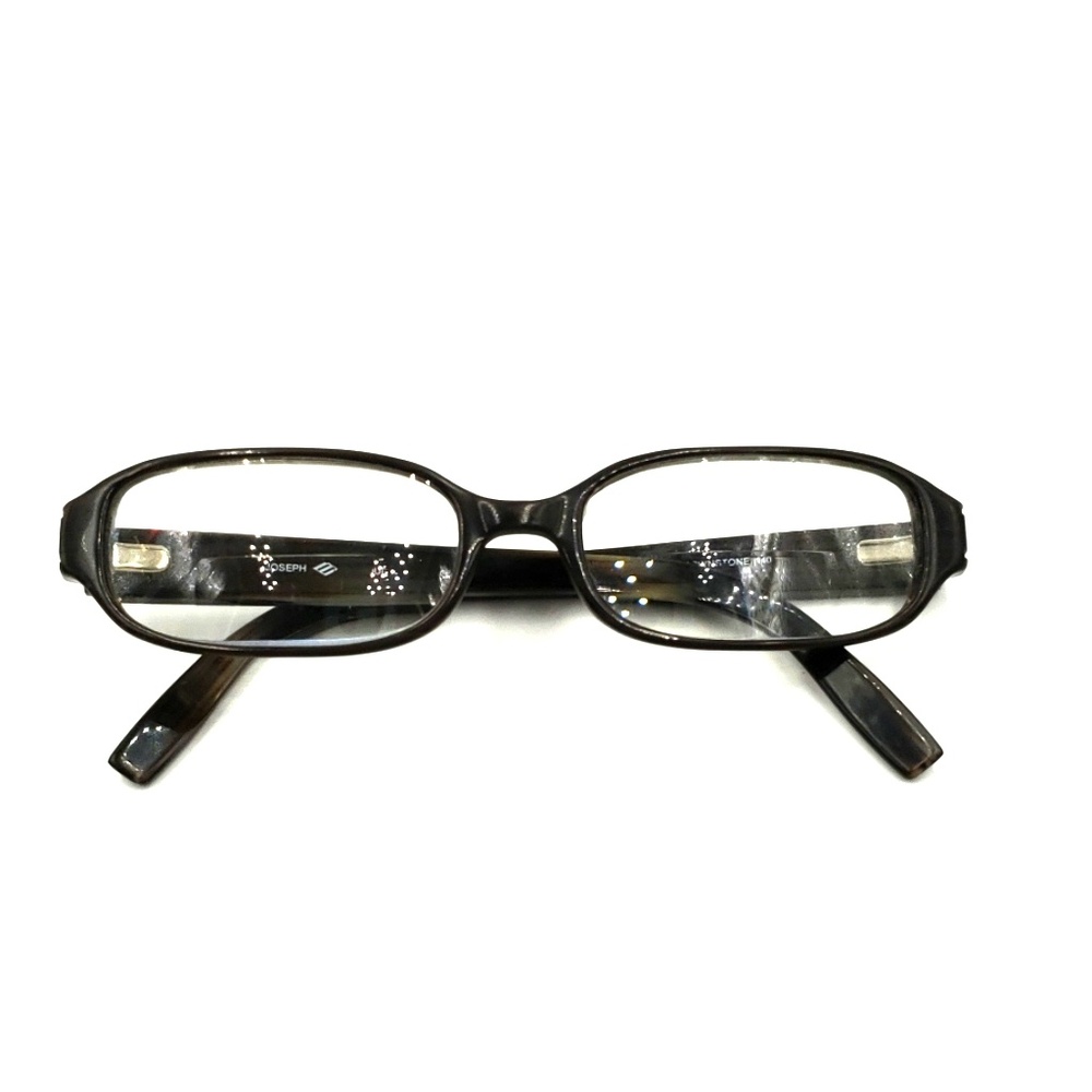 Joseph Abboud Black Oval Eyeglasses Frames